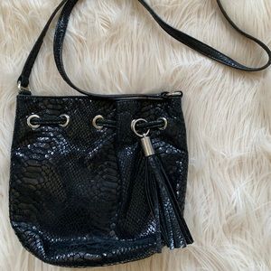 Michael Kors Black Leather Crossbody